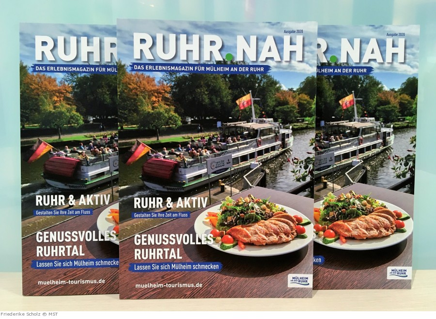 Foto der Ausgaben von RUHR.NAH 2020 der Mülheimer Stadtmarketing und Tourismus GmbH - Friederike Scholz  MST