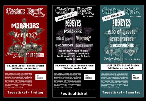Castle Rock 2023, Dark Rock Festival am 30. Juni/. Juli 2023 Min ülheim an der Ruhr, Schloß Broich - Michael Bohnes / Kulturbüro Castle Rock 2023, Dark Rock Festival am 30. Juni/. Juli 2023 Min ülheim an der Ruhr, Schloß Broich - Michael Bohnes / Kulturbüro