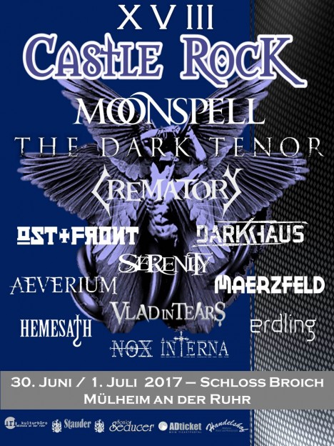 Castrle Rock 18 am 30. Juni und 1. Juli 2017 in Mülheim an der Ruhr Quelle/Autor: Michael Bohnes Castrle Rock 18 am 30. Juni und 1. Juli 2017 in Mülheim an der Ruhr