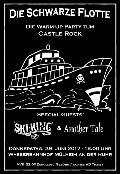 Castle Rock 18, Die schwarze Flotte Vorab Party zum Castle Rock 18 am 30. Juni und 1. Juli 2017 Quelle/Autor: Michael Bohnes Castle Rock 18, Die schwarze Flotte Vorab Party zum Castle Rock 18 am 30. Juni und 1. Juli 2017