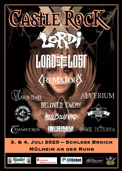Castle Rock XX am 3. und 4. Juli 2020 in Mülheim an der Ruhr, Schloß Broich - Michael Bohnes Castle Rock XX am 3. und 4. Juli 2020 in Mülheim an der Ruhr, Schloß Broich - Michael Bohnes